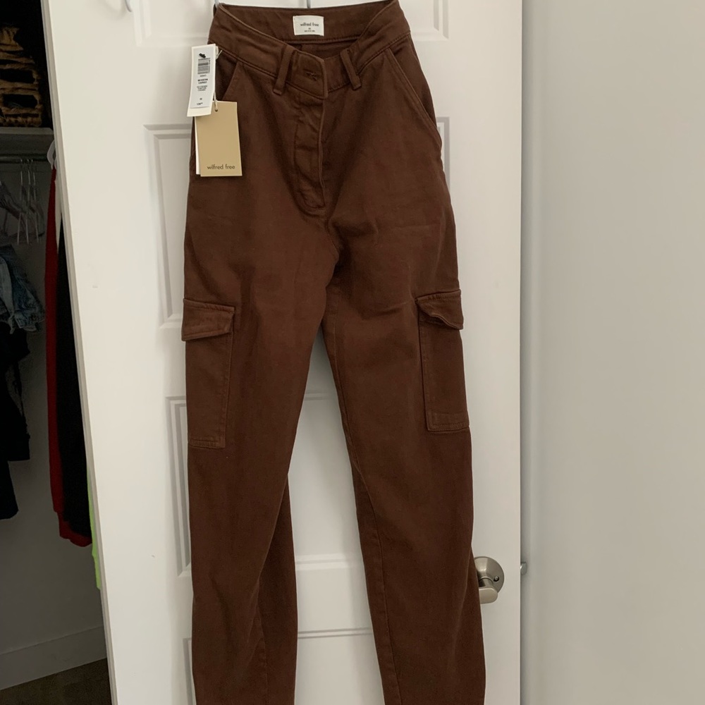 aritzia wilfred free modern cargo pants